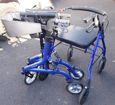 Lot 1041A - Mobility aides, comprising two walkers in a...
