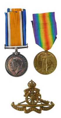 Lot 261 - A pair of World War I medals, consisting of...