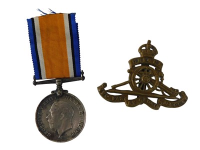 Lot 262 - A First World War British War medal, inscribed...
