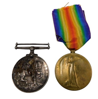 Lot 273 - An unassociated pair of First World War medals,...