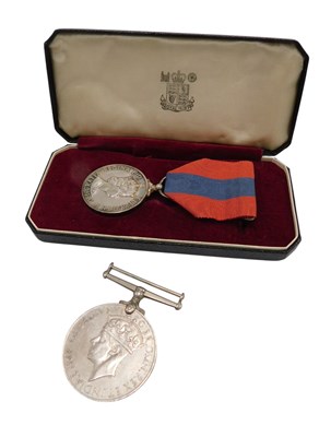 Lot 274 - An Imperial Service medal, inscribed around...