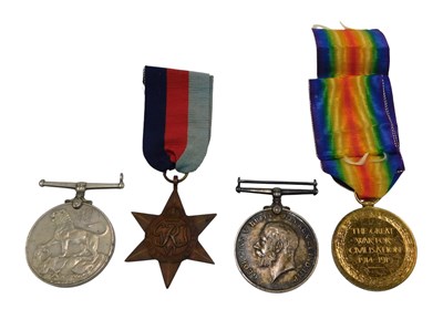 Lot 411 - A group of medals, consisting of First World...