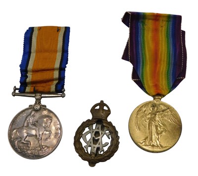 Lot 276 - A World War I pair of medals, consisting of...