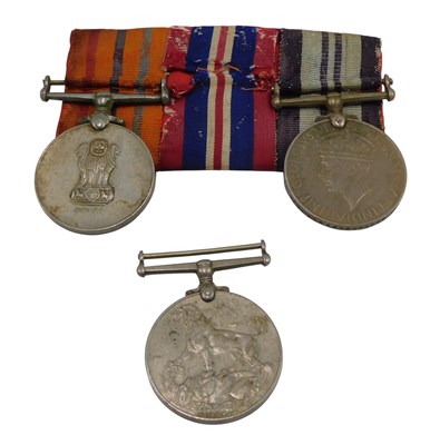 Lot 280 - A trio of medals, consisting of the British...
