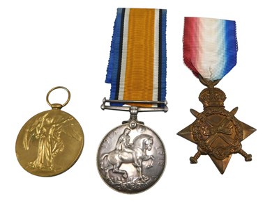 Lot 286 - An unassociated trio of First World War medals,...