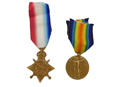 Lot 287 - A pair of First World War medals, consisting...