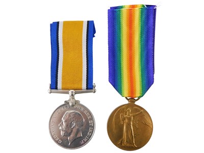 Lot 290 - A pair of First World War medals, consisting...