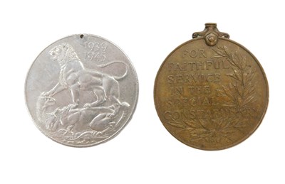 Lot 302 - A Special Constabulary medal for Faithful...