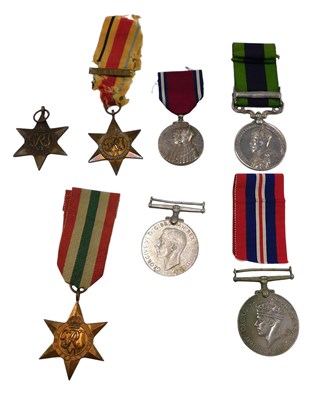 Lot 333 - A group of medals, to include India General...