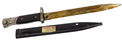 Lot 336 - A Brazilian M35 Mauser Bayonet, serial number...