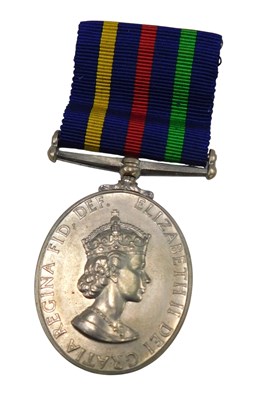 Lot 307 - A Civil Defence Long Service medal, in box of...