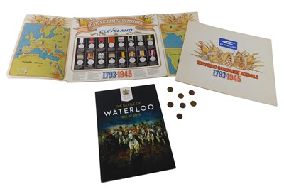 Lot 311 - A cardboard folder for The Battle of Waterloo...