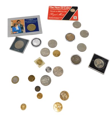 Lot 348 - A quantity of nickel silver crowns, etc.