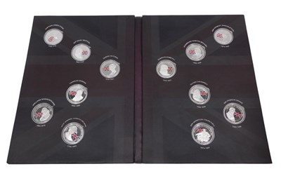 Lot 350 - A set of commemorative coins The Twelve...