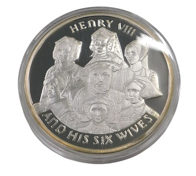 Lot 358 - A Henry VIII 5oz 2009 silver Britannia...