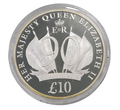 Lot 361 - A 2016 Queen Elizabeth II silver 5oz proof...