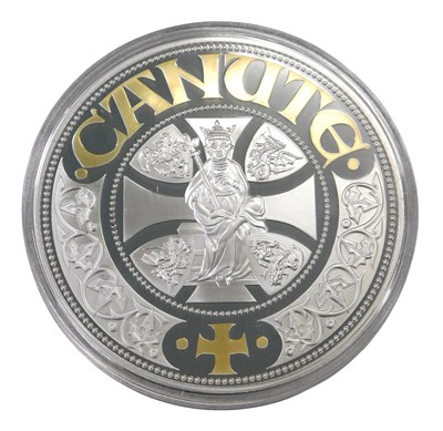 Lot 365 - A Jersey 2017 King Canute 10oz silver...