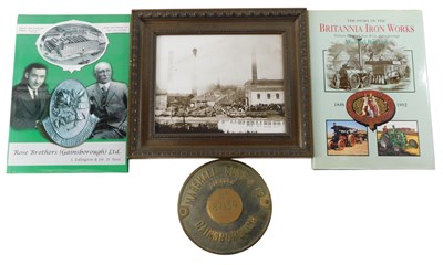 Lot 209 - An engine plaque for Marshall, Sons and Co...