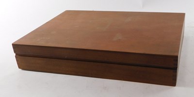 Lot 212 - An associated canteen of cutlery, the box...