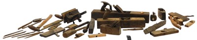 Lot 223 - A quantity of wooden woodworking tools, to...