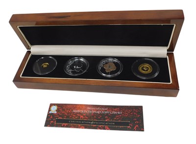 Lot 368 - A Bradford exchange Armistice centenary coin...
