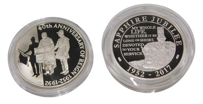 Lot 377 - A sapphire jubilee of Her Majesty The Queen...