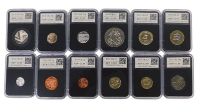 Lot 504 - A 2014 United Kingdom specimen year set, with...