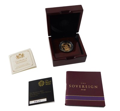 Lot 28 - A 2015 fifth portrait first edition gold proof...