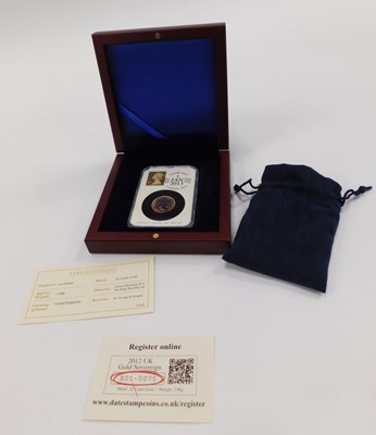Lot 19 - A 2013 United Kingdom gold date stamp...