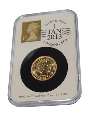 Lot 20 - A 2013 United Kingdom gold date stamp...