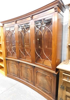 Lot 1506 - A mahogany concave Bevan Funnel display...