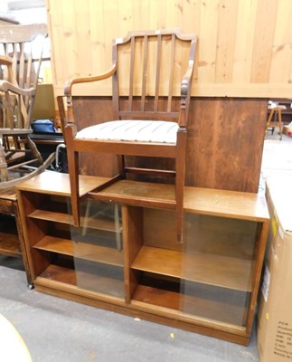 Lot 1526 - A Georgian style mahogany carver chair,...