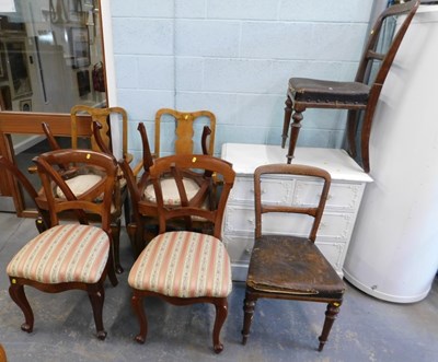 Lot 1544 - A group of furniture, to include a white...