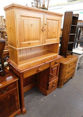 Lot 1545 - A group of furniture, to include a pine...