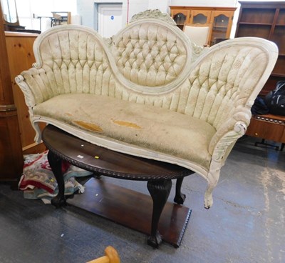 Lot 1548 - A group of furniture, comprising a mahogany...