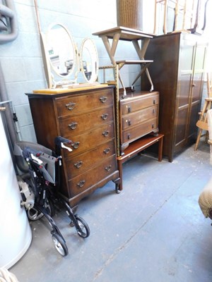 Lot 1553 - A collection of furniture, to include a coffee...