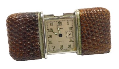 Lot 21 - A Movado Ermeto pocket purse watch,...