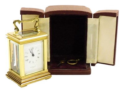Lot 48 - A Taylor & Bligh miniature brass cased...