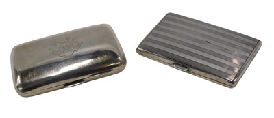 Lot 525 - An Edwardian small silver cigarette case, the...