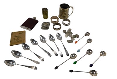 Lot 527 - A quantity of silver and silver plate, to...