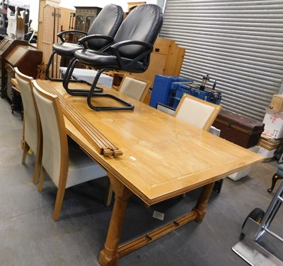 Lot 1600 - A group of furniture, to include a lightwood...