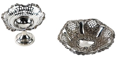 Lot 534 - A late Victorian embossed and pierced bonbon...