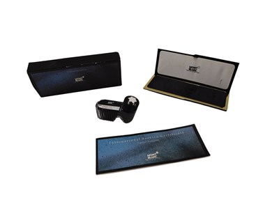 Lot 560 - A Mont Blanc fountain pen box, with service...