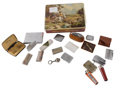 Lot 568 - A large collection of cigarette lighters, etc.