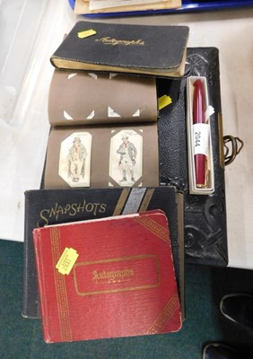 Lot 2044 - A Victorian leather photograph album, lacking...