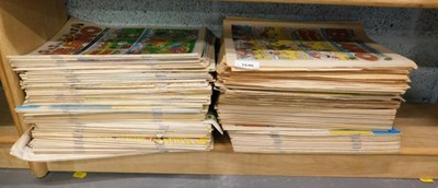 Lot 1646 - A quantity of Beano comics, from the 1980s and...