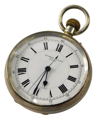 Lot 708 - A George V silver cased deck watch, the...