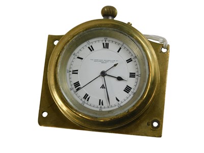 Lot 709 - A silver cased deck watch, London 1917, the...