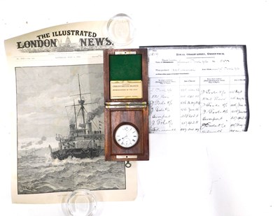 Lot 717 - A Victorian silver cased deck watch by James...