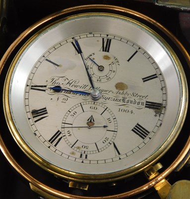 Lot 314 - A brass marine chronometer by Thomas Hewitt of...